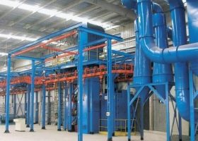 江蘇拋丸機(jī)除銹設(shè)備 積放式拋丸清理機(jī)