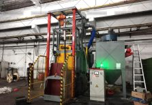 江蘇拋丸機除銹設備 Q3210/3212履帶式拋丸機自動上下料