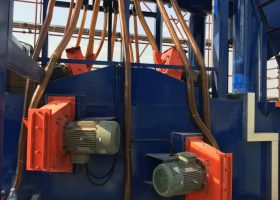 江蘇拋丸機除銹設備 發往徐州通過式拋丸機拋丸器如何調整?